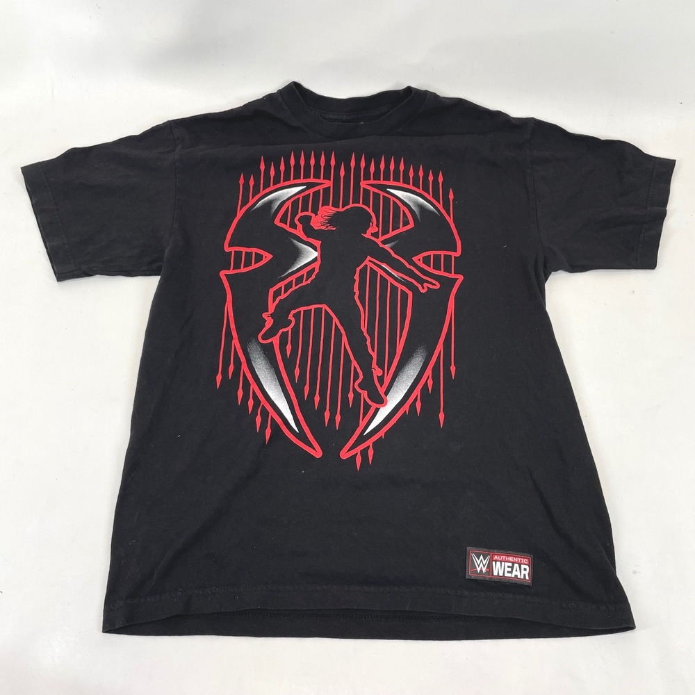 WWE Authentic Roman Reigns Its My Yard Black Graphic T-Shirt Mens Medium 2018
